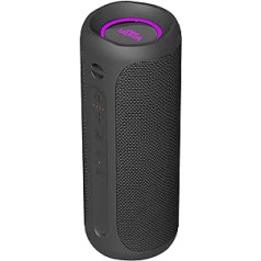 Vieta Pro Goody 2 skaļrunis, Bluetooth 5.0, True Wireless, mikrofons, radio FM, 12 stundu akumulatora darbības laiks, IPX7 ūdensizturīgs, AUX ieeja, tiešā poga uz virtuālo palīgu, melns