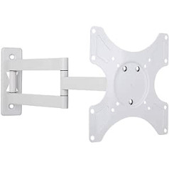 TECHLY Wall TV Mount LED LCD 19 – 37 Tiltable 3 Joints White ICA-LCD 2903 WH – Flat panel wall mounts (25 kg, 48.3 cm (19), 94 cm (37