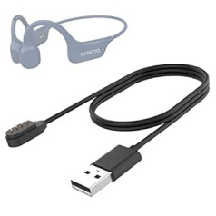 SANOTO magnētiskais uzlādes kabelis DG08, USB lādētāja kabelis, Bone Sound austiņas, Bluetooth Bone Conduction austiņas