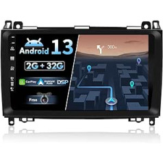 joyx JOYX Android 10 Double DIN Car Radio priekš Benz Viano/Sprinter/Freightliner Sprinter/W906 Head Unit Navigation Bezmaksas kamera Canbus Mikrofons 9 collas 2G + 32G Atbalsts DAB 4G BT5.0 SWC WiFi