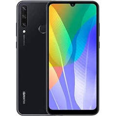 HUAWEI Y6p 2020 jaudīgs 5000mAh akumulators, 13MP 3x kamera, 64GB liela atmiņa, pusnakts melns