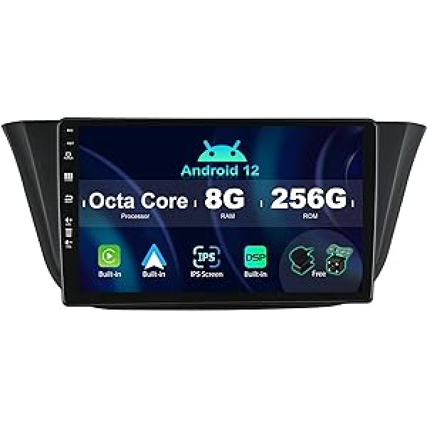 SXAUTO ¦ 8G+256G ¦ Android 12 IPS automašīnas radio priekš Iveco Daily VI (2014-2021) — iebūvēts Carplay/Android Car/DSP — LED kamera + MIC — DAB stūres vadība Fast Boot 360-CAM WiFi — 2 DIN 9 collu