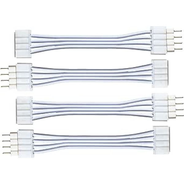 Licencēts elastīgs stūra pagarinājuma kabelis LIFX Z Strip Light (50 mm, 4 pack, balts)