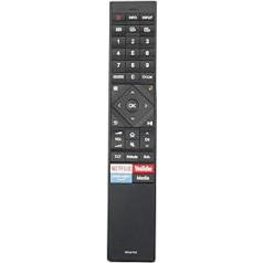 ALLIMITY ERF3A72 Remote Control Replacement for Hisense QLED 4K TV 50U7QF 55U7QF 65U7QF HE55A6900FUWTS HE50A6900FUWTS HE65A6900FUWTS 50A690FEVS 55A690FEVS