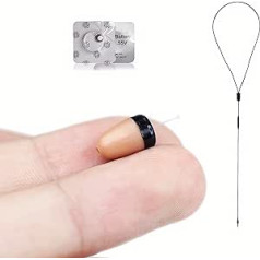 PingaOculto Spy austiņas testēšanai, Mini VIP Pro neredzamās austiņas mobilajam telefonam ar mikrofonu - Invisible Earphones Bezvadu austiņas Spicker Spy Earpiece In Ear (Spy Headphones VIP