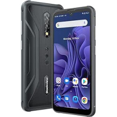 Blackview āra mobilais tālrunis bez līguma BV5200 Pro, ArcSoft® 13MP + 8MP, 4GB + 64GB (1TB paplašinājums), Android 12 Dual SIM IP68 MIL-STD-810H ūdensizturīgs viedtālrunis, 6,1 collas HD+, 5180 mAh