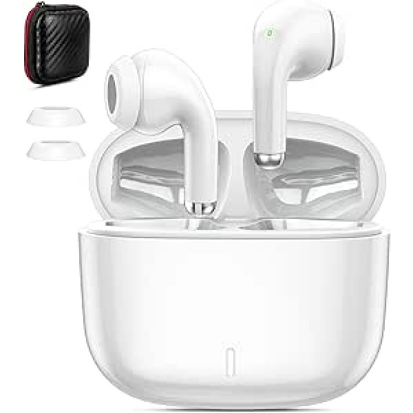 Bezvadu austiņas iPhone 15 Pro Max 14 13 12 11 SE 2, In-Ear Austiņas Bluetooth ar Mikrofonu Bezvadu USB C Austiņas Sport ar Touch Control Samsung A34 A33 A54 A53 A14 S24 Pixel 7a