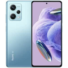 Xiaomi Redmi Note 12 Pro+ 5G viedtālrunis, 6,67 collu plūsmas AMOLED displejs 120Hz MediaTek Dimensity 1080 Procesors 200MP Aizmugurējās kameras 120W Hiper uzlādes mobilais tālrunis Dual SIM (8+256, Blue)