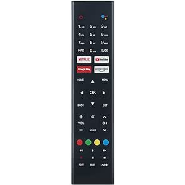 KT1946 balss nomaiņas tālvadības pults, kas piemērota čella televizoram Logic TV RCA televizoram C2420G C3220G C3220GDE C4020G C4020GDE C4320G C4320GDE C5020G C5020G4K C5020G4K Z25GRT602K