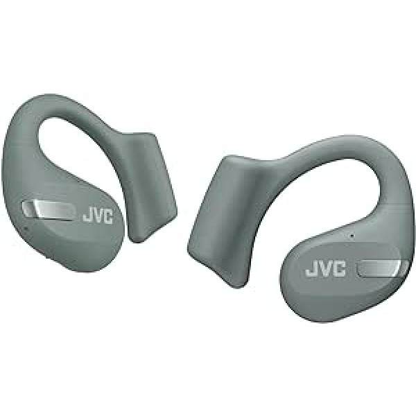 JVC Tuvākie tālruņi HA-NP50T-G, True Wireless Earbuds, Open Ear Design, Active Noise Reduction, Multi-Point, IPX4, Mikrofona izslēgšana, 38 stundu darbības laiks, BT 5.3, (Sage Green)