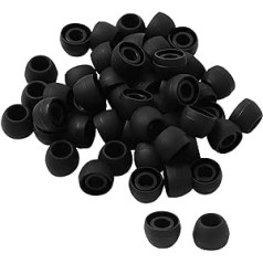 Sourcingmap® Black In Ear silikona iepakojums pa 50 — Ohrhörer Gap Pads uzgaļu vāciņš