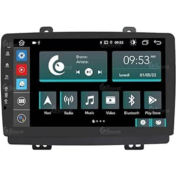 Personalizēts automašīnas radio priekš DR F35 Android GPS Bluetooth WiFi USB DAB+ skārienekrāns 9 collu 8Core Carplay Android Car