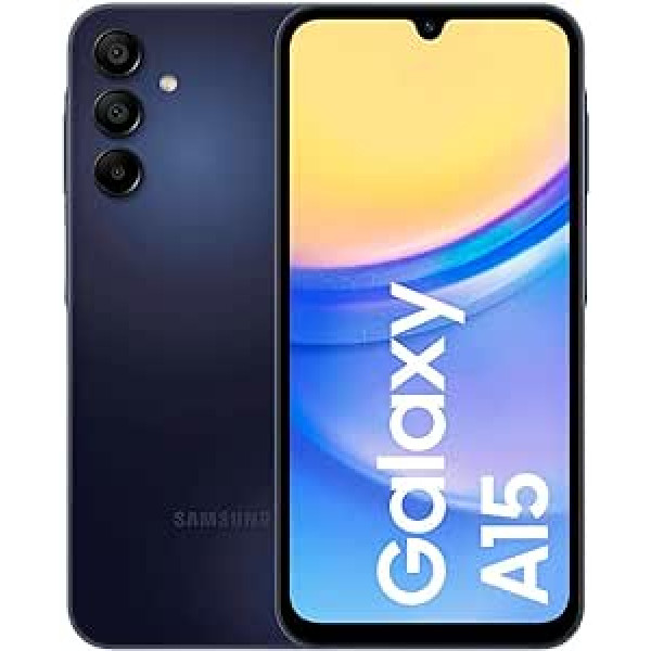 Samsung SM-A155F Galaxy A15 128GB/4GB ar divām SIM kartēm zili melns