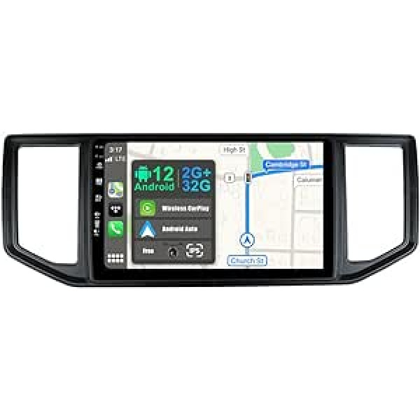 JOYX Android 12 IPS automašīnas radio, kas piemērots VW Crafter (2004-2015) - Iebūvēts bezvadu CarPlay + Android Car - Atpakaļgaitas kamera - 2G + 32G - 10,1 collas 2 DIN - DAB stūres vadība 4G WiFi Fast