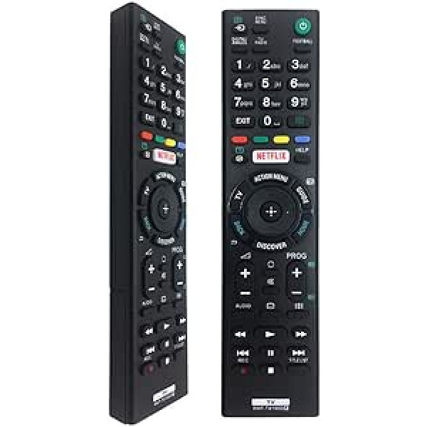 Sony Universal Remote Control RMT-TX100D for Sony TV Control Fits All Sony TV Bravia TV RMT-TX101D RMT-TX101J RMT-TX102D RMT-TX200E RMT-TX300E No Setup Required