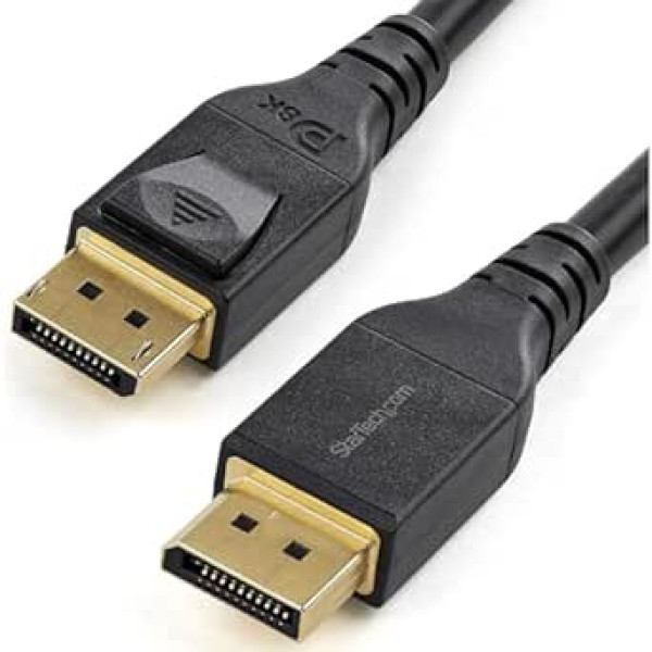 StarTech.com DisplayPort 1.4 kabelis (4 m, 8 K @ 60 Hz, HBR3, HDR, apzeltīts, VESA sertificēts)