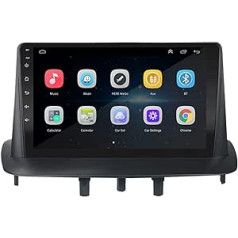 EZoneTronics Android 9.0 automašīnas radio stereo ierīce Renault Megane 3 2009-2014 9 collu skārienekrāns augstas izšķirtspējas GPS navigācija Bluetooth WiFi USB atskaņotājs SWC dalīta ekrāna funkcija ar 2G RAM 32G ROM