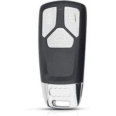 Phonilico atslēgu korpuss priekš Audi Q2 Q3 Q5 Q7 Q8 A4 A5 A6 A7 A8 TT — Smart Remote Key 3 pogas