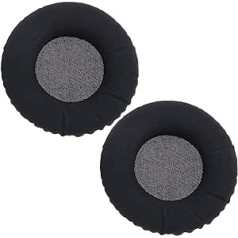 1 pāris ausu spilventiņi, kas saderīgi ar Sennheiser Urbanite XL Comfort nanoproteīna ādas ausu spilventiņiem, mīksta putuplasta ausu spilventiņi, nomaiņa austiņām, melns