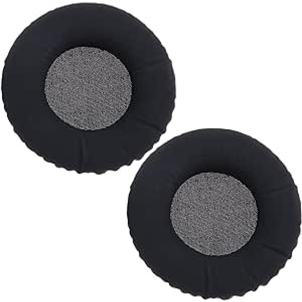 1 pāris ausu spilventiņi, kas saderīgi ar Sennheiser Urbanite XL Comfort nanoproteīna ādas ausu spilventiņiem, mīksta putuplasta ausu spilventiņi, nomaiņa austiņām, melns