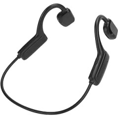 Lazmin 112 Bone Conduction austiņas bezvadu Bluetooth 5.1 trokšņu slāpēšanas austiņas, sporta austiņas, ūdensizturīgas un sviedru izturīgas (nr. 1)