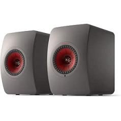 KEF LS50 Wireless II WLAN HiFi skaļruņu sistēma, pelēka, aktīvais skaļrunis, HDMI, Airplay 2, Bluetooth, Spotify, Tidal