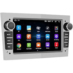 [1+32G] CAMECHO Android 13 Car Radio 2-DIN ar navigācijas sistēmu Opel Corsa d/Astra h/Zafira b/Meriva/Vivaro Radio, 7 collu kapacitatīvs skārienekrāns atbalsta stūres darbību USB Bluetooth