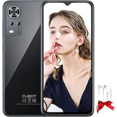 Cubot Note 30 (2023) viedtālrunis bez līguma, Android 12 lēts mobilais tālrunis, 4 GB + 64 GB/256 GB paplašināma, 20 MP kamera, 6,52 collu displejs ar 4000 mAh, astoņkodolu, 4G dubultā SIM karte, sejas ID, GPS ( collu, GPS ietver austiņas