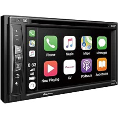 Pioneer AVIC-Z730DAB-AN mediju centrs, Navi, Wi-Fi, 6,2 collu skārienekrāns, Bluetooth, Apple CarPlay, brīvroku komplekts, 2 USB, DAB/DAB+ digitālais radio, 13 joslu grafikas ekvalaizers, iekļauta DAB antena