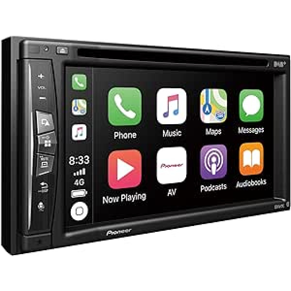 Pioneer AVIC-Z730DAB-AN mediju centrs, Navi, Wi-Fi, 6,2 collu skārienekrāns, Bluetooth, Apple CarPlay, brīvroku komplekts, 2 USB, DAB/DAB+ digitālais radio, 13 joslu grafikas ekvalaizers, iekļauta DAB antena