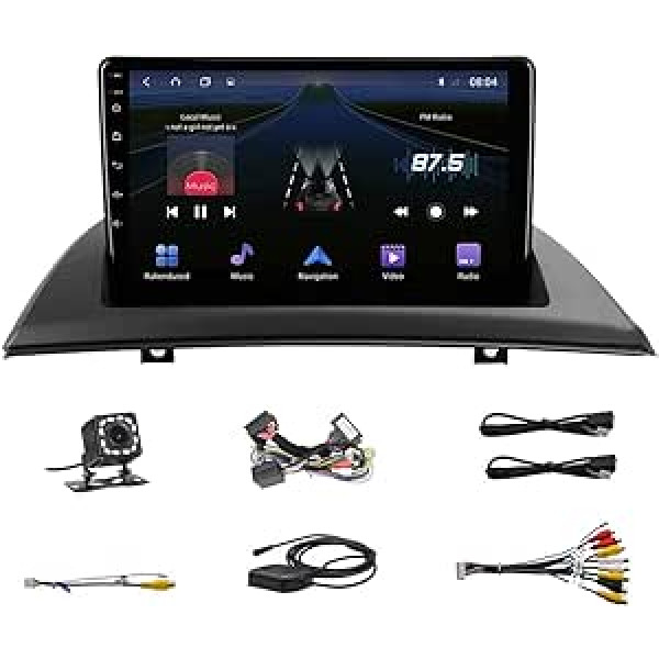 Android 10 automašīnas radio priekš BMW X3 E83 2004-2012 9