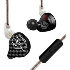 keephifi KZ ZST IEM austiņas, 1BA + 1DD hibrīdais auss monitors, trokšņus slāpējošas austiņas ar precīzu piegulšanu, 3,5 mm ligzdas spraudnis, noņemams kabelis austiņās iPhone, Android, datoram