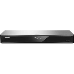 Panasonic DMR-UBS70EGS Ultra HD Blu-ray Recorder (500GB HDD, 4K Blu-ray Disc, 4K VoD, UHD TV Empfang, 2x DVB-S2, silber)