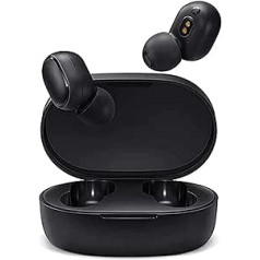 Xiaomi Mi True Wireless Earbuds Basic 2, Airdots 2 Bluetooth austiņas, Wireless Bluetooth 5.0, magnētiskais uzlādes futrālis (globālā versija), melns