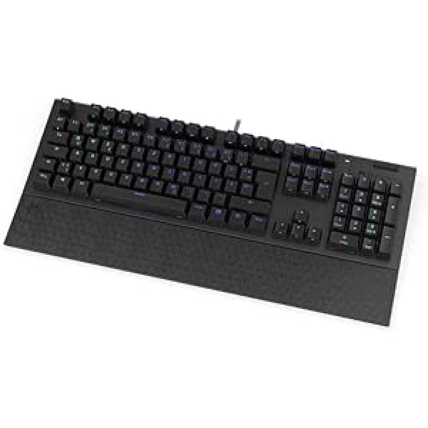 ENDORFY Omnis DE Kailh Red, Mechanical Switches Kailh Red, Adjustable Magnetic Feet, Mechanical Full-Size Keyboard, German Layout QWERZ EY5D027