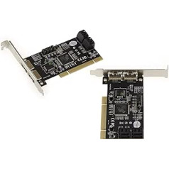 Kalea Informatique PCI 4 + 2 porti SATA/eSATA 6G — mikroshēmojums Marvell 88SE9230 — Raid 0/1/5/0+1