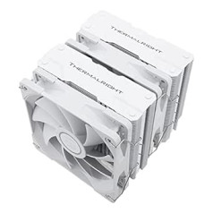 Thermalright Peerless Assassin 120 White CPU Air Cooler, 6 Heatpipes, Two 120mm C12W PWM Fans, Aluminum Heatsink Cover, AGHP Technology, for AMD AM4 AM5/Intel LGA 1700/1150/1151/1200/2011