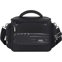 DOMISO SLR DSLR Camera Case Waterproof, black, shoulder bag