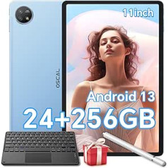 OSCAL 11 collu 4G planšetdators 18, 16 (8+8) GB RAM + 256 GB ROM, Android 13 planšetdators ar FHD 1920 x 1200 IPS displeju, astoņkodolu spēļu planšetdators, 13 MP kamera, 8800 mAh, Google GMS, GPS, Widevine L1