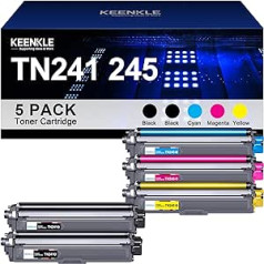 Keenkle TN241BK TN245 printera kārtridži, kas ir savietojami ar brāli TN242BK TN246 TN-241 TN-245 brālim MFC 9332CDW TONER DCP 9022CDW MFC 9142 CDN HL-3142CW HL-3152CDW HL-3172CW MF-3152CDW HL-3172CD