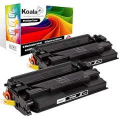 Koala saderīgas tonera kasetnes nomaiņa HP 26X CF226X 26A CF226A tonerim HP Laserjet Pro M402n M402dn M402dw M402 MFP M426fdw M426fdn M426dw printerim (melns, 2 iepakojums)