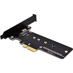 EZDIY-FAB PCI Express M.2 SSD NGFF PCIe uz PCIe 3.0 x4 (atbalsta M.2 PCIe 22110, 2280, 2260, 2242)