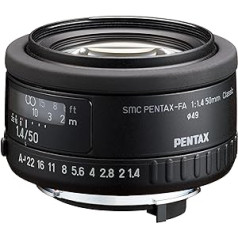 smc PENTAX-FA 50mmF1.4 klasisks standarta objektīvs lietošanai ar SLR kamerām ar K-Mount savienotāju