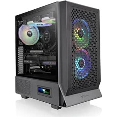 Thermaltake Ceres 300 TG ARGB, Mid Tower Chassis, Black