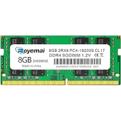 DUOMEIQI 8GB DDR4 PC4-19200S 2400MHz 260PIN SODIMM 1,2V CL17 2Rx8 klēpjdatora RAM atmiņas modulis