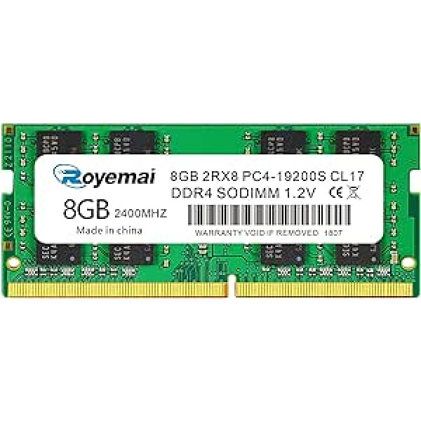 DUOMEIQI 8GB DDR4 PC4-19200S 2400MHz 260PIN SODIMM 1,2V CL17 2Rx8 klēpjdatora RAM atmiņas modulis