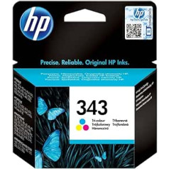 HP C8766EE 343 Farbe Original Druckerpatronen for HP OfficeJet, DeskJet, Photosmart, dreifarbig