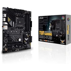 Asus TUF GAMING B550-PLUS mātesplates ligzda (PC) AMD AM4 formas faktors (sīkāka informācija) ATX mātesplates mikroshēmojums