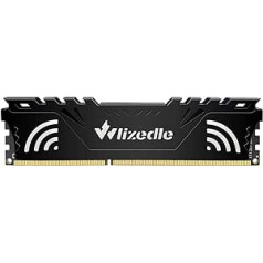 8GB DDR3 galddatora atmiņas modulis 1866MHz CL13 UDIMM Wlizedle datora datora atmiņa PC3-14900 240 kontaktu 1,5 V bez ECC unbuferēta 2Rx8 divu rangu jaunināšanas galddatora atmiņas modulis datoriem, melns