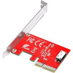 ChenYang CY PCI-E 3.0 Express 4.0 x4 į Oculink vidinį SFF-8611 SFF-8612 pagrindinio kompiuterio adapterį, skirtą PCIe SSD su laikikliu